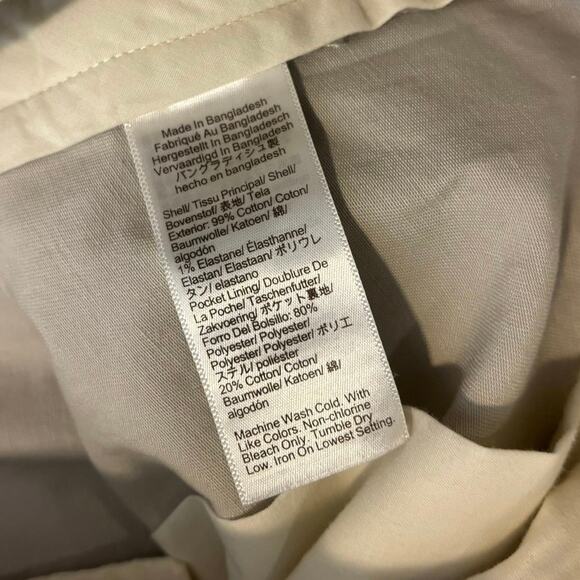 NWT J.Crew Straight Fit Flex Chino Pant In Stone Size 34x30 - Picture 6 of 8